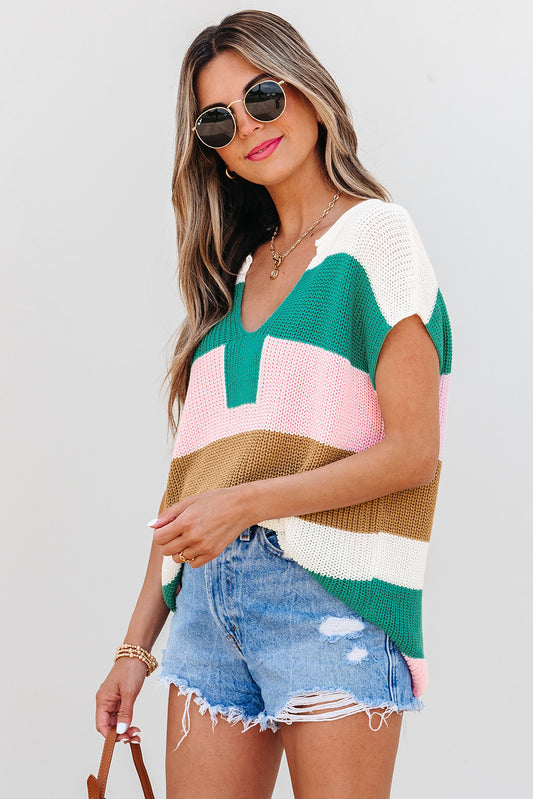 The Color Pop Knit Tee