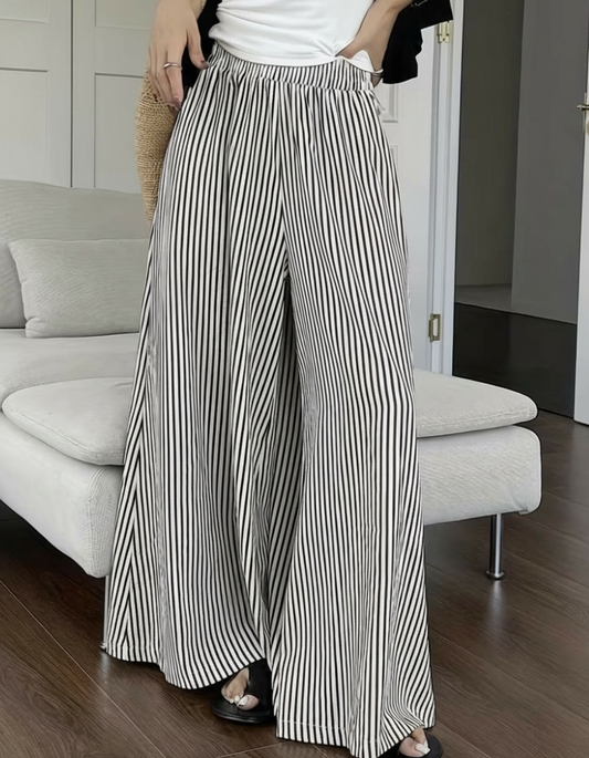 Sunday Stroll Striped Palazzo Pants