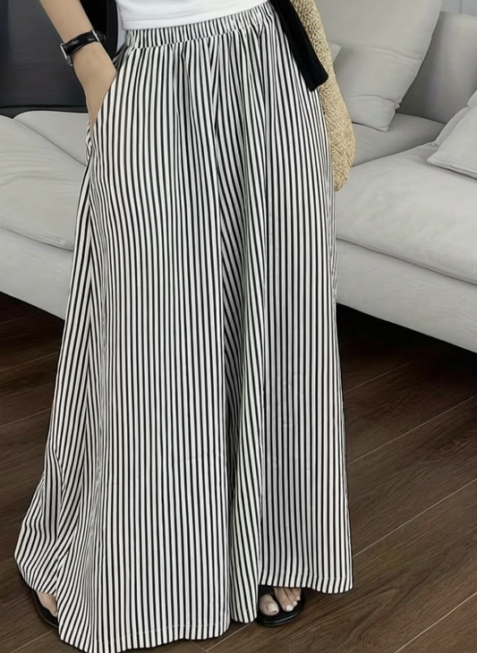 Sunday Stroll Striped Palazzo Pants