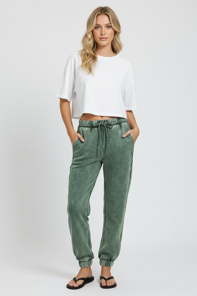 Cloud 9 Mineral Washed Sweat Pant Jogger