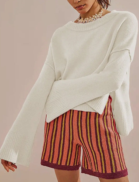 Belle Flared Sleeves Sweater
